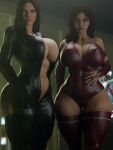 2_girls 2girls 3d agents_of_s.h.i.e.l.d. athletic athletic_female avengers big_breasts black_widow bob_cut breasts cleavage clothed_female comic_book_character curvaceous curvy doublejeckylll female_focus female_only fit fit_female green_eyes heroine high_res hips hourglass_figure huge_breasts human legs light-skinned_female light_skin lips long_hair marvel marvel_comics mature mature_female natasha_romanoff red_hair russian russian_girl s.h.i.e.l.d. scarlet_witch spy superhero superheroine tagme thick thick_legs thick_thighs thighs toned toned_body toned_female top_heavy voluptuous waist wanda_maximoff wide_hips witch x-men