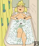  1futa 1girl bath bathing bathroom bathtub big_breasts big_nipples blonde blonde_hair bubble bubble_bath commission commission_art commissions_open completely_nude completely_nude_futanari dickgirl earrings futa_only futanari intersex medium_breasts milf moffoffo moffoffo_(artist) nickelodeon nipples red_lipstick relaxed relaxing rita_loud soap_bubbles solo_futa the_loud_house 