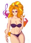 1girl adagio_dazzle adagio_dazzle_(eg) bra equestria_girls female female_human friendship_is_magic humanized looking_at_viewer mostly_nude my_little_pony panties souladdicted