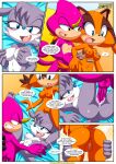  archie_comics bbmbbf comic espio_the_chameleon furry mobius_unleashed nic_the_weasel nicolette_the_weasel palcomix sega sonic_boom stickin&#039;_around_(comic) sticks_the_jungle_badger 