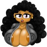  big_breasts flashing_breasts half_clothed looking_at_viewer sarah_the_milf sexy 