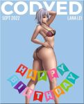 1girl alluring almost_naked almost_nude ass bandai_namco beautiful big_ass birthday_gift blacked breasts butterfly butterfly_lingerie cleavage codyed color colored death_by_degrees flowerxl flowerxl_(artist) grin grinning heterochromia high_heels hot lana_lei legs lingerie lipstick long_legs medium_breasts medium_hair namco namco_bandai round_ass sexy silver_hair skimpy skimpy_clothes slender slender_waist smile smirk smirking stage sultry sultry_eyes tekken tekken_5_dark_resurrection thicc thick thick_ass twitter villain wolves_den xwf