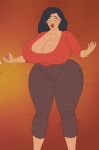 gigantic_ass gigantic_breasts hourglass_figure milf saturnxart sexy