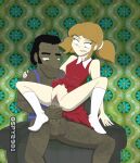  age_difference background bbc big_penis big_testicles biting_lip blackeed blonde_hair blue_eyes clothed_female_nude_male clothes_removed couch dark-skinned_male dark_skin dress_lift girl_on_top gspy2901 interracial light-skinned_female light_skin male/female no_panties old_and_young owen_(gspy2901) riding riding_penis schoolgirl sitting_on_penis sitting_on_person socks spread_legs sugey tapestry teenage_girl vaginal young younger_female 