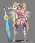 blonde_hair dmitrys futanari solo sword weapon