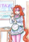  apron furry kathy-lu_(artist) kathy_mcdarvish long_hair solo 