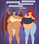  2_girls demona disney elisa_maza gigantic_ass gigantic_breasts pregnant saturnxart 