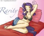 1girl big_breasts blue_eyes equestria_girls female_only friendship_is_magic human humanized my_little_pony nayaase_beleguii purple_hair rarity_(eg) rarity_(mlp) sleep solo_female