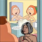 archer_(series) breasts cherry_(fruit) crossover family_guy joe_swanson lois_griffin malory_archer