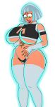 danny_phantom gigantic_ass gigantic_breasts hourglass_figure madeline_fenton saturnxart