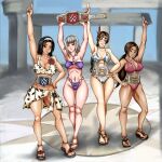  4girls abs bandai_namco bikini bikini_bottom bikini_top black_hair breasts brown_eyes brown_hair brunette champion championship_belt commission commission_art commissioner_upload daughter death_by_degrees deviantart different_color_eyes hazel_eye hazel_eyes hentai-foundry heterochromia index_finger index_finger_raised julia_chang jun_kazama kazama_jun kyunamaori lana_lei legs long_hair mature mature_female mature_woman medium_hair michelle_chang milf mother_&amp;_daughter namco namco_bandai pool poolside red_eye short_hair silver_hair swimming_pool swimsuit swimsuits swimwear take_your_pick tekken tekken_1 tekken_2 tekken_3 tekken_4 tekken_5 tekken_5_(dark_resurrection) tekken_5_dark_resurrection tekken_6_bloodline_rebellion tekken_7 tekken_8 tekken_bloodline tekken_revolution tekken_tag_tournament tekken_tag_tournament_2 the_bloodline the_bloodline_(wwe) thighs toes wrestling wrestling_belt wwe wwe_raw_women&#039;s_championship_belt wwe_smackdown_women&#039;s_championship_belt xwf 