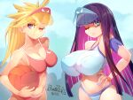 besthetz bikini goth hat huge_breasts panty_&_stocking_with_garterbelt panty_anarchy stocking_anarchy