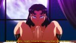 1girl angelauxes blackfire blowjob_face erection fellatio gif komand'r male penis pov robin sex teen_titans tim_drake