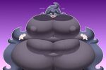 bbw big_belly erect_nipples fat_ass gigantic_ass hex_maniac hex_maniac_(pokemon) huge_breasts imminent_vore long_hair metaskei(artist) nintendo nipples pokemon pov pov_eye_contact purple_eyes purple_hair size_difference tall_female thick_ass thick_thighs very_long_hair viewed_from_below vore vore_implied weight_gain wide_hips