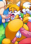 dat_ass knuckles_the_echidna miles_"tails"_prower nude pkfirefawx sega sonic_the_hedgehog sonic_the_hedgehog_(series) tagme yaoi