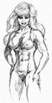  1girl abs beautiful_muscle_girl_tetsuko_(webcomic_series) big_breasts bikini blonde_hair dcmatthews green_eyes muscular muscular_female tetsuko_breckenridge 