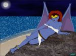 1girl breasts demona disney fab3716 female female_only furry gargoyles solo_female