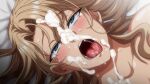 after_sex ahegao aiue_oka big_ass big_breasts cum cum_in_eye cum_in_mouth cum_on_face cum_on_hair cumshot huge_ass huge_breasts kurashiki_reika milf mom saimin_seishidou