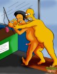  apu_nahasapeemapetilon homer_simpson male_only the_simpsons yaoi yaoi yellow_skin 