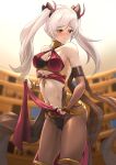 1girl alluring alternate_costume cosplay dancer dancer_outfit deekei dorothea_arnault_(cosplay) fire_emblem fire_emblem_awakening fire_emblem_heroes harem_outfit robin_(fire_emblem) robin_(fire_emblem)_(female) tagme