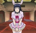  animal_ears animated animated_gif breasts bunny_ears cleavage gif hinata_hyuuga hyuuga_hinata large_breasts maid naruto nude nude_filter photoshop pubic_hair screencap thighhighs 