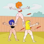  ass bikini bikini_bottom bikini_tan bikini_top bottomless ed,_edd,_&#039;n&#039;_eddy embarrassed embarrassing freckles herny kanker_sisters lee_kanker marie_kanker may_kanker pop_goes tan_line tank_top wardrobe_malfunction 