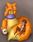  an_american_tail cat female_masturbation furry graphite_(artist) mouse nude_female size_difference tanya_mousekewitz tiger_(an_american_tail) 