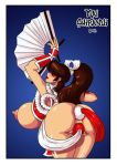 big_ass big_breasts breasts demien insertion king_of_fighters mai_shiranui nipples pussy shermie sideboob slut snk