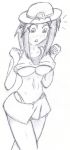  haruka_(pokemon) may_(pokemon) monochrome pokemon shrinking_clothes 