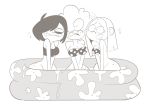 bikini_top bottomless breasts cleavage covering_crotch ed,_edd,_'n'_eddy embarrassed embarrassing freckles herny kanker_sisters kiddie_pool lee_kanker marie_kanker may_kanker pool small_pool tank_top