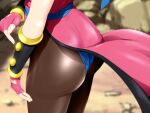  1girl anime ass big_ass big_breasts dark_brown_eyes dragon_quest dragon_quest_dai_no_daibouken dragon_quest_the_adventure_of_dai female female_focus female_only maam pantyhose pink_hair rent_genhachiro solo solo_female solo_focus square_enix teen thick_thighs thighs video_game_franchise 