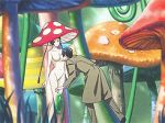  1boy 1girl ass ass_shake black_hair breast_smother breasts ciel_phantomhive gif kuroshitsuji mushroom ranmao 