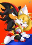 all_fours anal bbmbbf bed blush cum cum_in_ass doggy_position grabbing love miles_"tails"_prower mobius_unleashed palcomix rear_deliveries reardeliveries sega sex shadow_the_hedgehog smile sonic_(series) sonic_team sonic_the_hedgehog_(series) touching yaoi