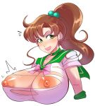 areola big_areola big_breasts big_nipples bishoujo_senshi_sailor_moon blush breast brown_hair choker embarrassed hentai huge_breasts makoto_kino nipples pinkkoffin ponytail ripped_clothing sailor_jupiter teen tight tight_clothes tight_clothing tight_fit top_heavy voluptuous