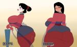 big_ass big_breasts disney fa_mulan hourglass_figure mulan okioppai