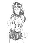 2013 callmepo cartoon_network female kim_(venture_bros.) monochrome pinupsushi the_venture_bros. venture_brothers