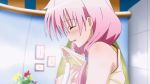 animated animated_gif blush bouncing_breasts breasts gif lala_satalin_deviluke pink_hair to_love-ru