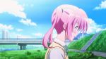 animated animated_gif female licking nana_asta_deviluke panties pink_hair tail to_love-ru to_love-ru_darkness underwear upskirt