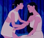 2_girls black_eyes black_hair dark_skin disney durtydisneybitchs_(artist) female/female female_only horny nakoma native_american photoshop pocahontas pocahontas_(character) surprised tattoo yuri