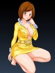 1girl abe_tsukumo alluring bare_legs brown_hair hot kaizoku_sentai_gokaiger luka_millfy pirate_suit sexy super_sentai voluptuous