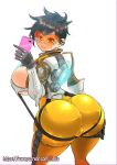 animated gif overwatch rebis tracer_(overwatch)