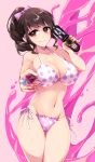 ahim_de_famille alluring bikini black_hair brown_eyes holding_phone hot insanely_hot kaizoku_sentai_gokaiger masked_liner mobirate phone princess sexy super_sentai voluptuous