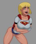  1girl 1girl alien alien_girl big_breasts blonde blonde_hair blue_eyes bob_cut breasts clones female_focus fit_female galatea high_res hourglass_figure huge_breasts muscular_female patreon patreon_paid patreon_reward s short_hair smile solo_female sunsetriders7 tagme 