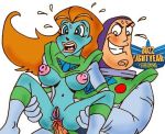  big_breasts bouncing_breasts buzz_lightyear buzz_lightyear_of_star_command disney large_nipples mira_nova nev_(artist) pixar vaginal white_background 