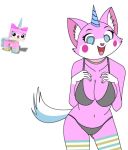 anthro bikini breasts lego necklace the_lego_movie unikitty