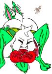  2boys 2d 2d_(artwork) 69_position anthro asriel_dreemurr bad_quality balls balls_deep bottom_asriel canon_x_oc cum cum_in_mouth deepthroat duo erection fellatio gay goat male male/male male_only monster monster_boy oc oc_x_canon oral original_character penis rabbit sex smutty_bunny smutty_bunny_(character) ugly_ass_rabbit uke_asriel undertale undertale_(series) video_game_character video_games white_background yaoi 