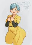  1girl 1girl 1girl anime_milf ass big_ass big_ass blue_hair bulma_brief clothed_female doujinpearl dragon_ball_super:_super_hero female_focus female_only high_res mature mature_female milf short_hair solo_female solo_focus tagme thick_thighs 