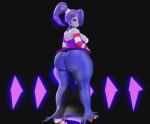 animated big_ass big_butt curvy dat_ass female female_only huge_ass no_sound prevence sienna_contiello skullgirls squigly_(skullgirls) thick_thighs video walking wide_hips