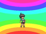 ahoge animated animated_gif bikini_top black_hair blue_hair bouncing_breasts breast_expansion breasts deino_(pokemon) evolution gif hydreigon jiheddo monozu multiple_girls nipples nude paul_robertson pixel_art pokemon pokemon_(game) pokemon_black_and_white pokemon_bw sazandora short_hair shorts topless twintails wings zweilous