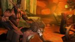 breasts canine female gif glowing_eyes hair hetero male open_mouth pointy_ears rexx_(artist) sex thighs video_games warcraft werewolf worgen world_of_warcraft